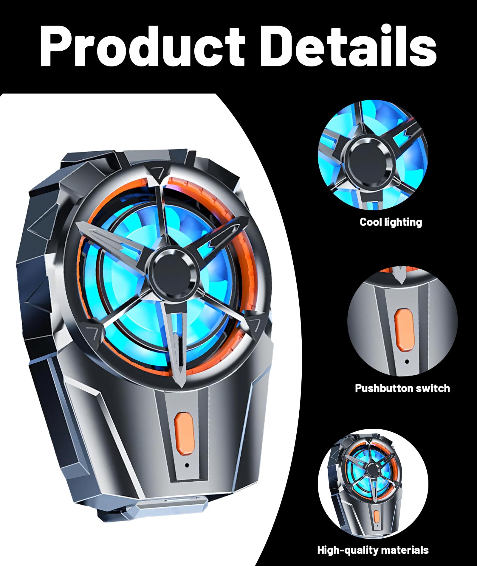 X52 300mAh Wireless Phone Cooler for Gaming