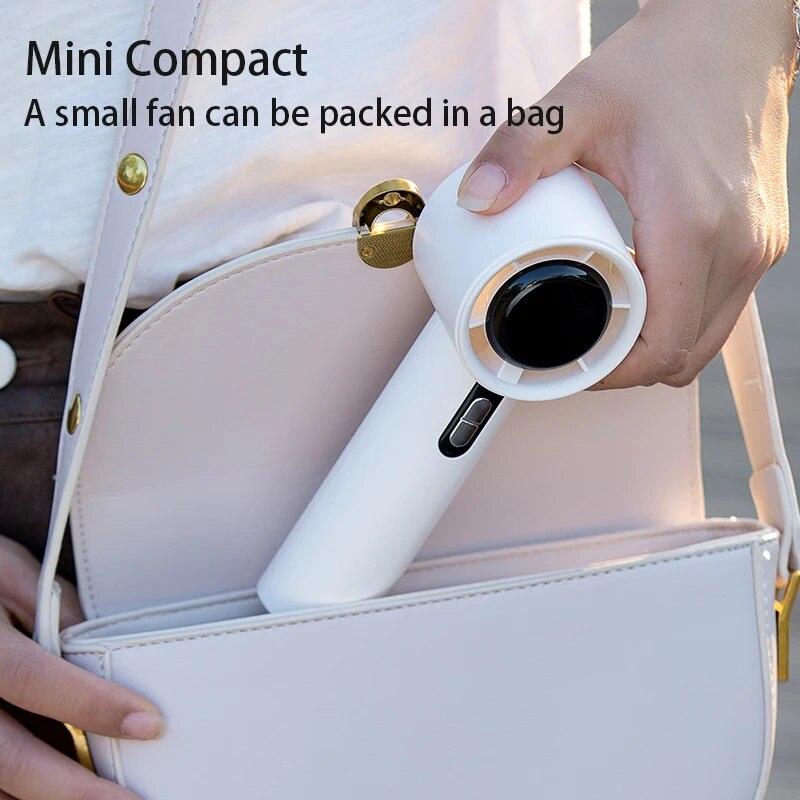 100 Speed Turbo Portable Handheld Rechargeable Mini Fan_img_1