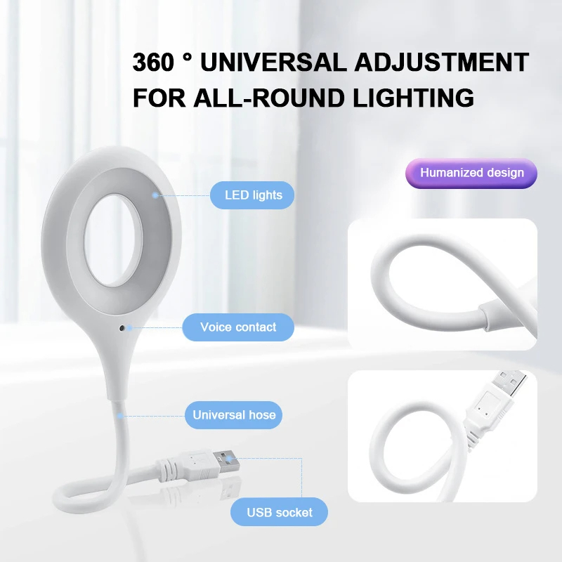 Voice Control USB Direct Plug Portable Lamp Led Desk Lamp_img_5