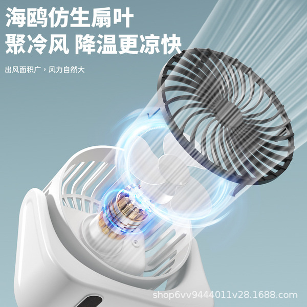 New camping USB long battery life mini highspeed desktop fan_img_2