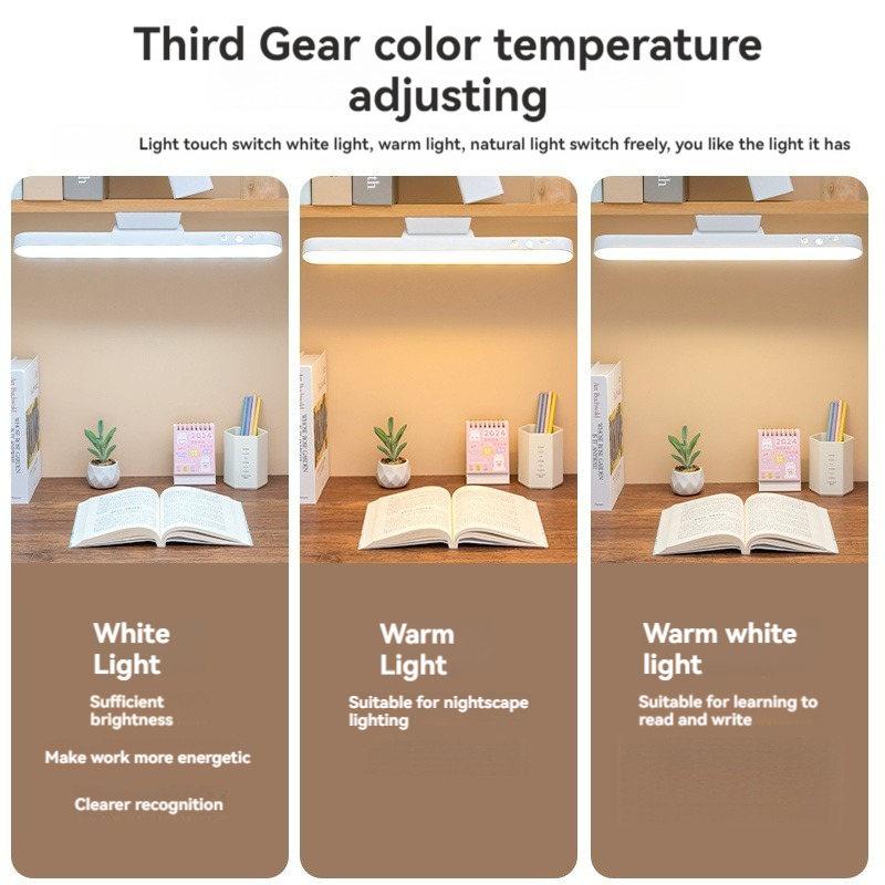 Magnetic LED Rechargeable Desk Lamp Remote & Touch Control_img_4