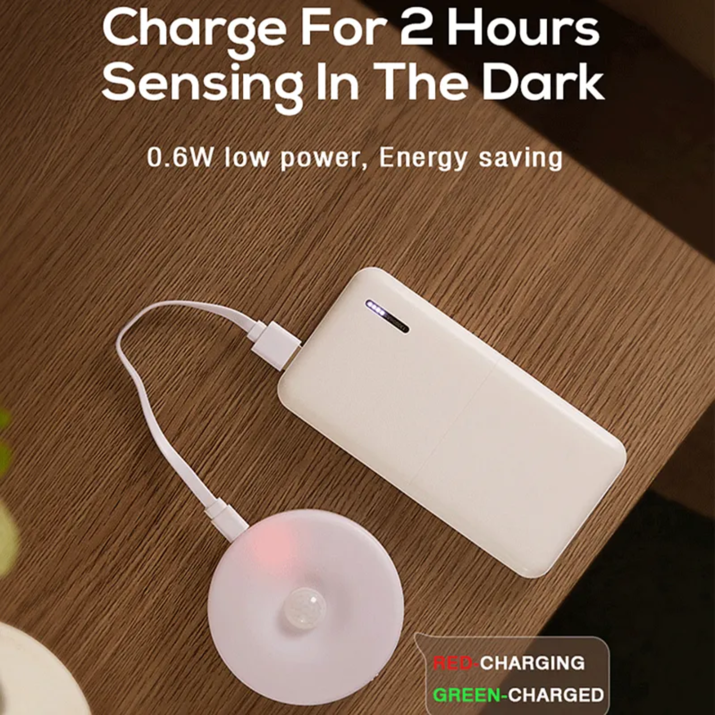 Intelligent Motion Sensor LED Night Light USB Rechargeable_img_3