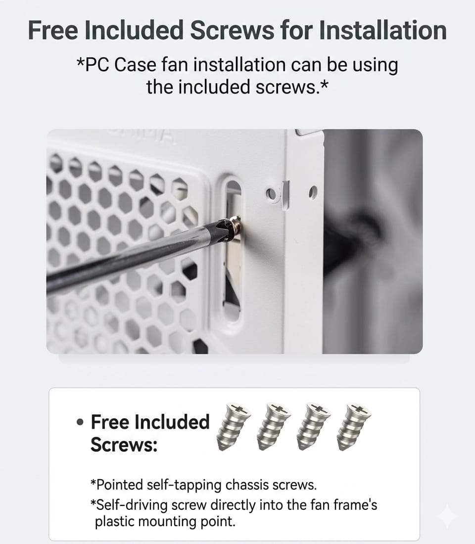 Prism 9pro 12CM silent desktop computer infinite mirror cooling fan ARGB_img_7