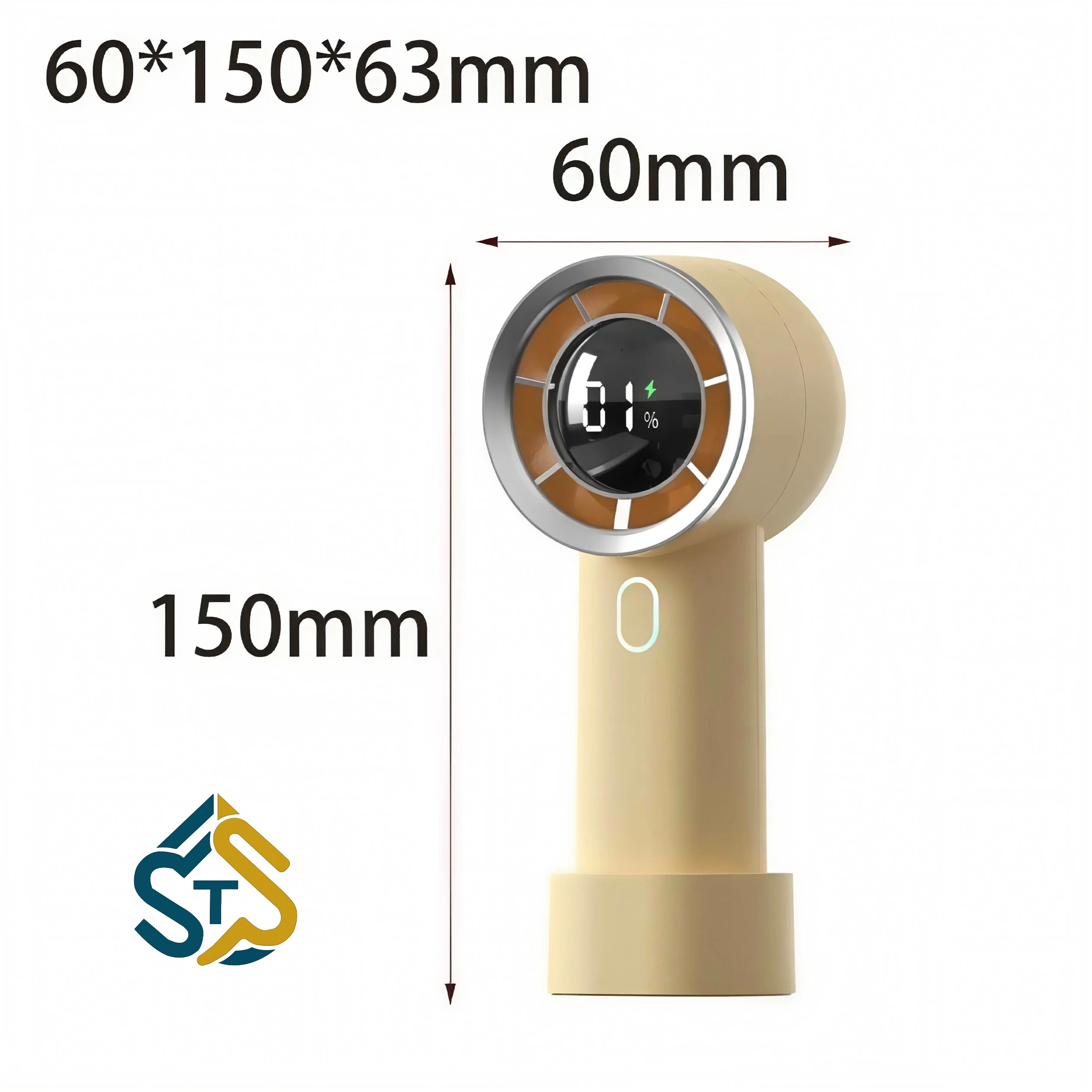 100 Speed Digital Display Turbo Fan image 4