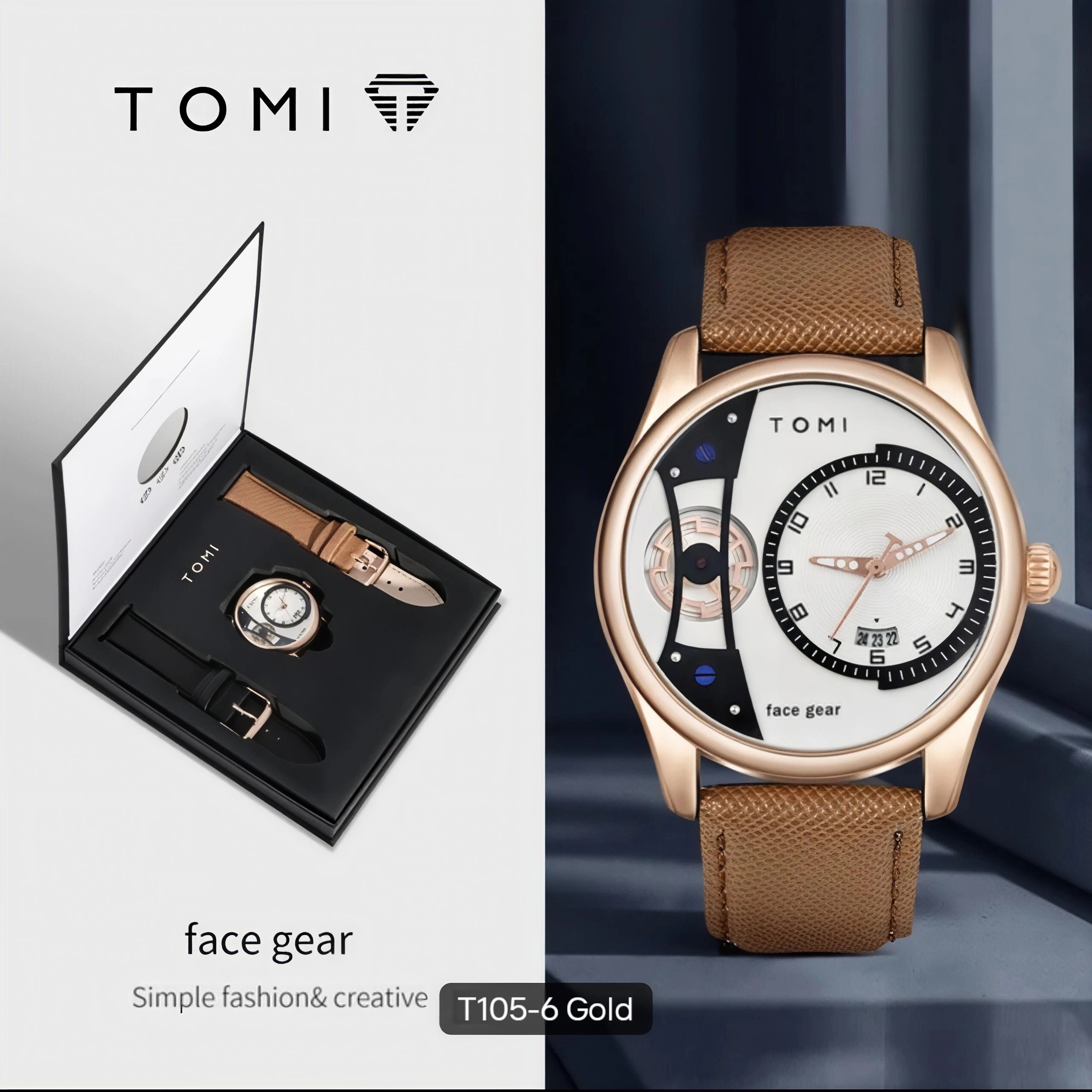Tomi T105 Premium (Gold) image 2