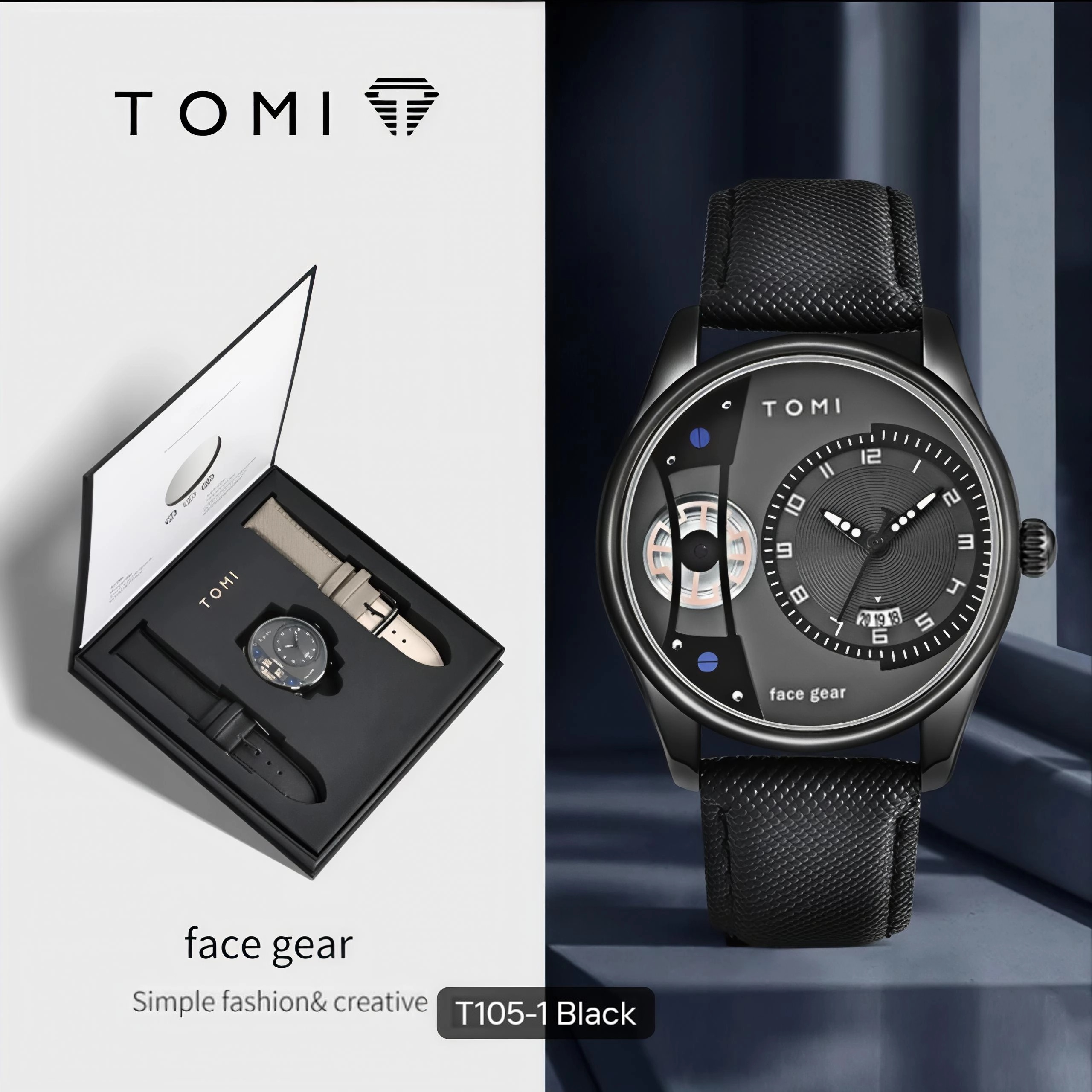 Tomi T105 Premium (Black) image 2