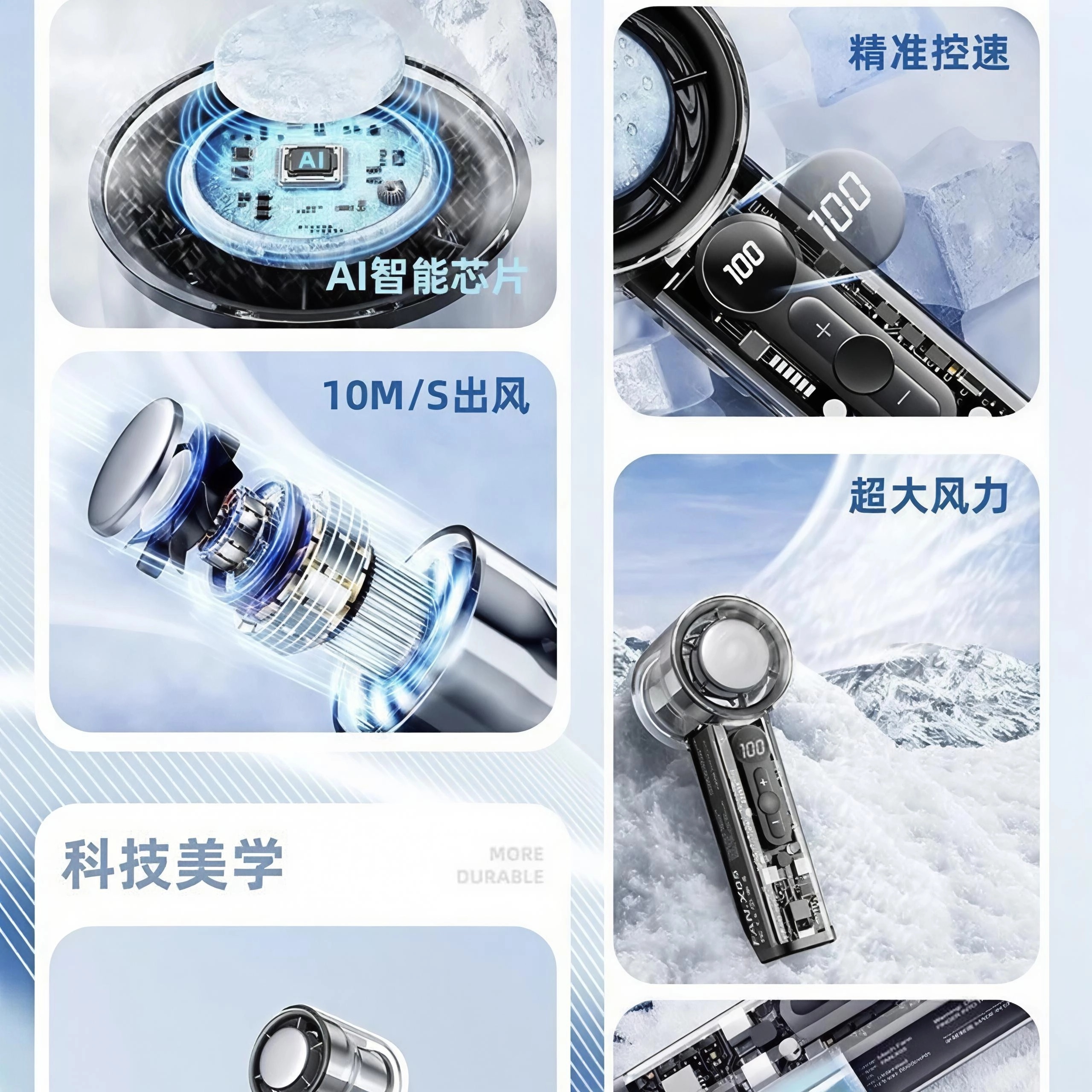 High Speed Cooling Turbo Fan image 4