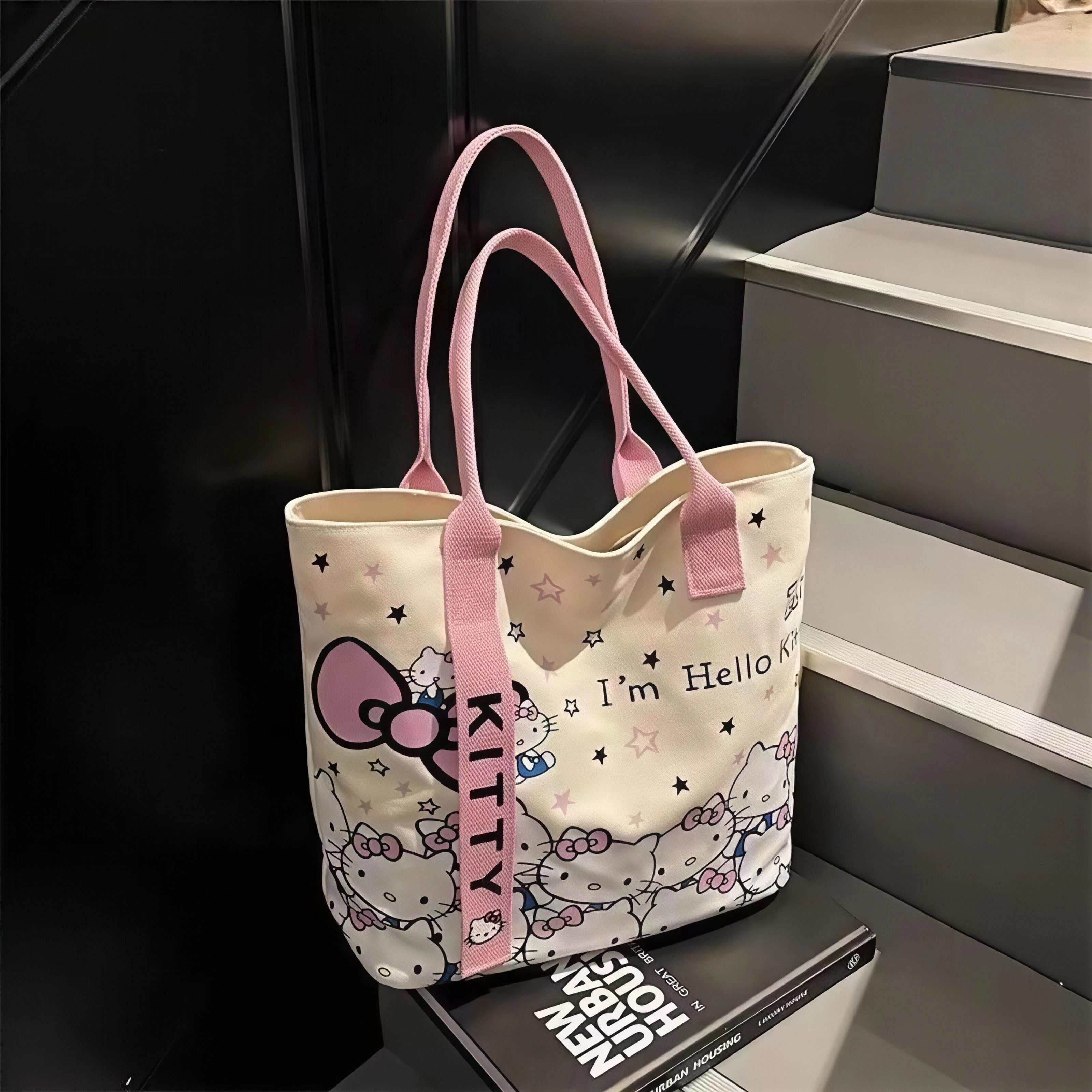 Hello Kitty Canvas Tote Bag image 4