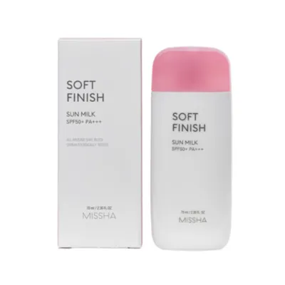 Missha All Around Safe Block Soft Finish Sun Milk SPF50+ PA+++ 70ml_img_0
