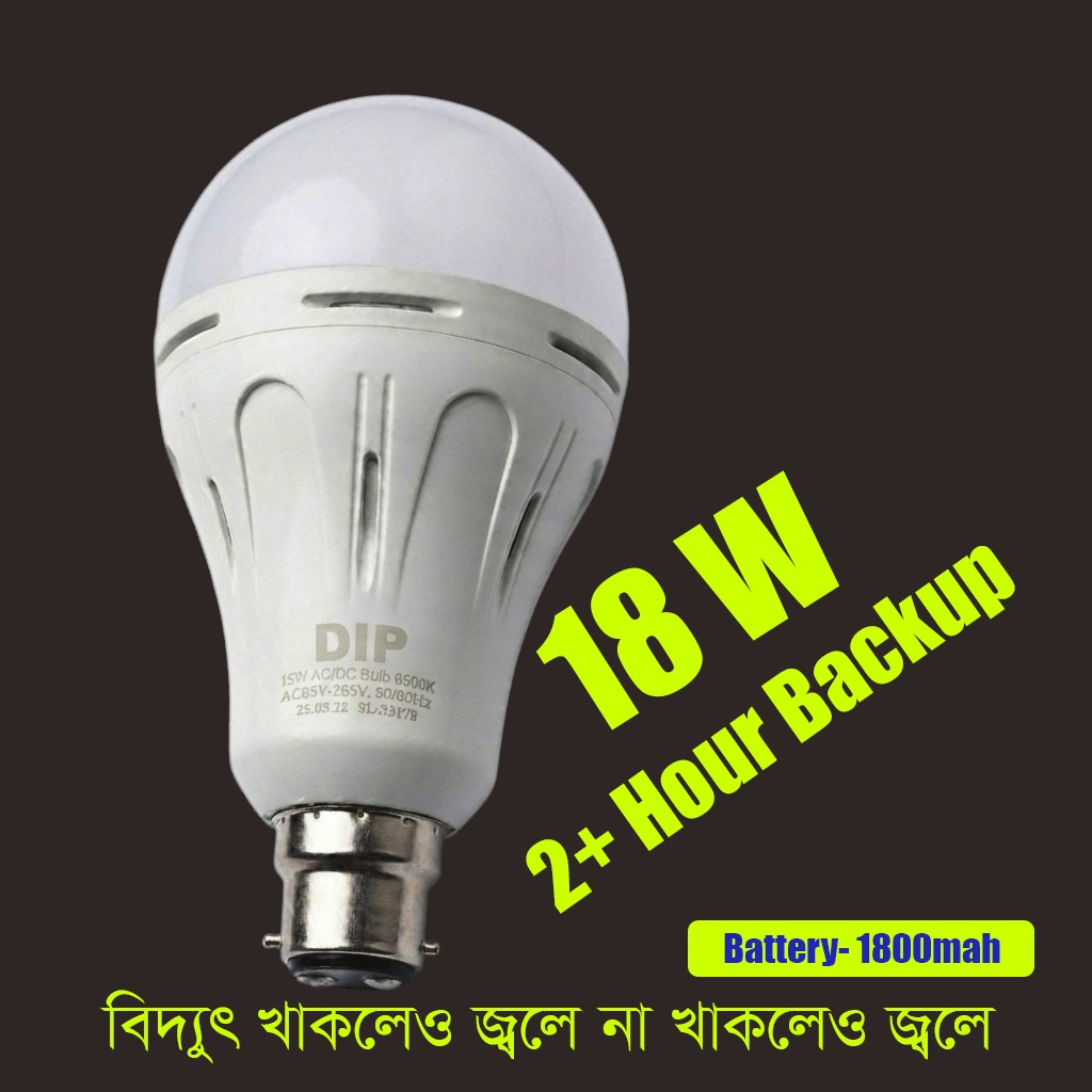 AC DC 18w 1800mAh battery backup light. Rechargeable Backup LED Light._img_1