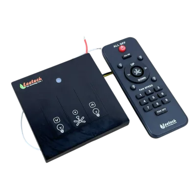Smart Fan & Light Remote Switch 2 Light 1 Fan | 10 Speed Ceiling Fan Controller | Wireless Control System_img_1