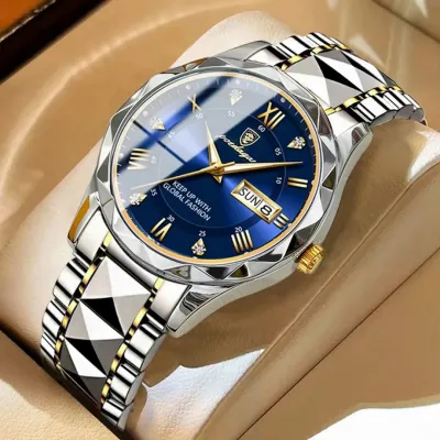 POEDAGAR 615 Diamond Cut Watch For Men_img_2