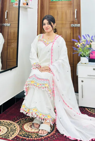 Garara Dress - WHITE_img_0