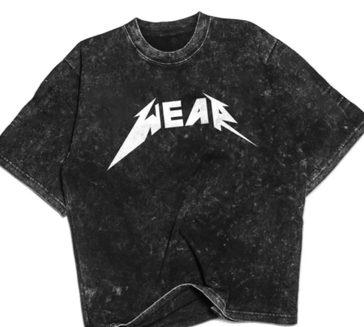 Premium Acid Wash Drop Shoulder T-Shirt - WEAR