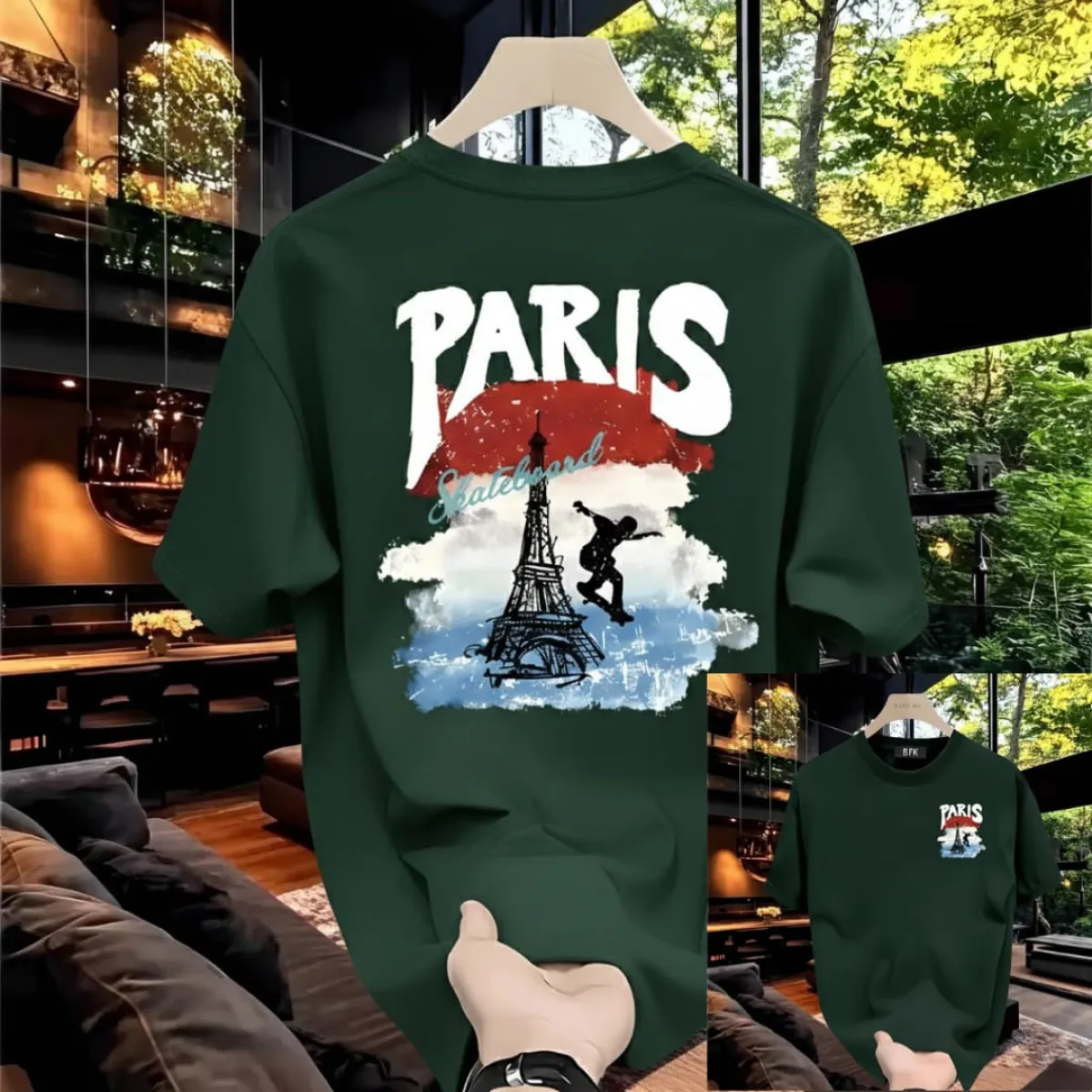 Premium Drop Shoulder T-Shirt - PARIS