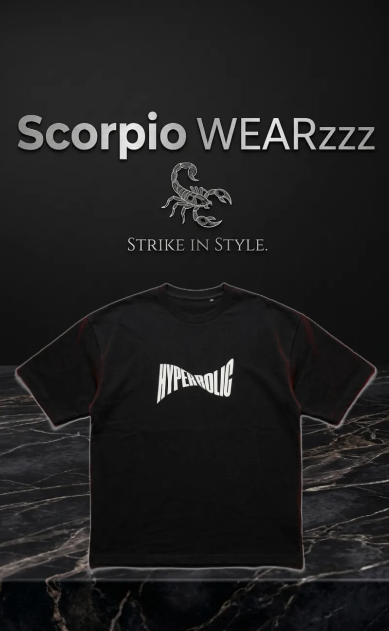 Premium Cotton Drop Shoulder T-shirt (HYPERBOLIC)
