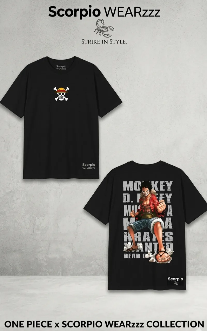 Premium Drop Shoulder T-shirt - LUFFY (Premium Cotton)