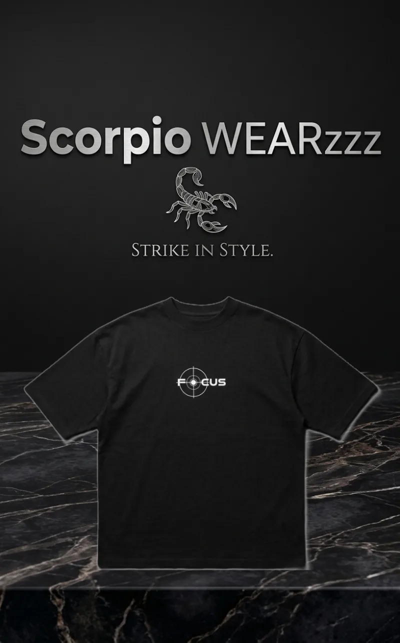 Premium Cotton Drop Shoulder T-shirt (FOCUS)
