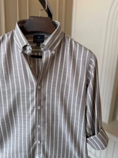 Old Money Strips Shirt_img_1