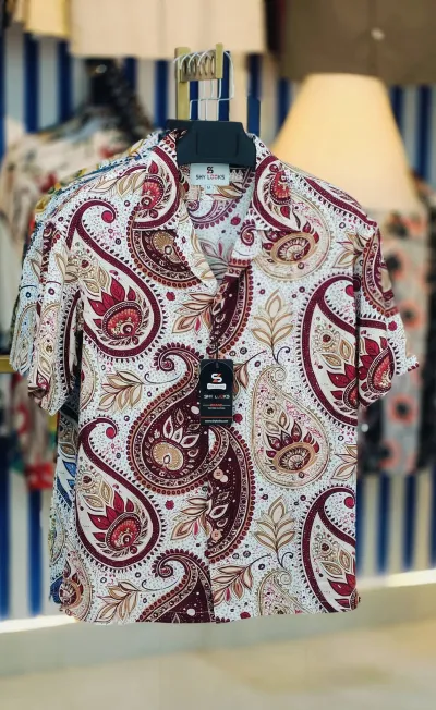Half Sleeve Printed Shirt_img_1