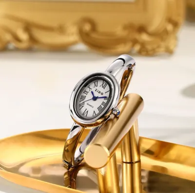 Zido New Watch Women's Rose Gold Accessible Luxury High-End Niche Design Oval Bracelet Women's Watch Hot Style_img_1