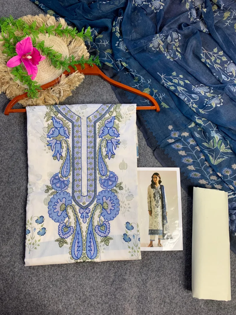 Ethnic Chiffon Orna | এথনিক শিফন ওড়না