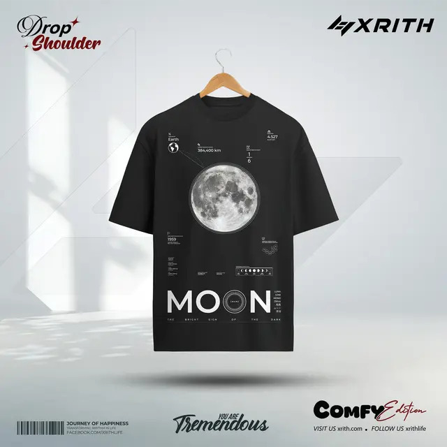 Comfy Edition Drop-Shoulder Moon