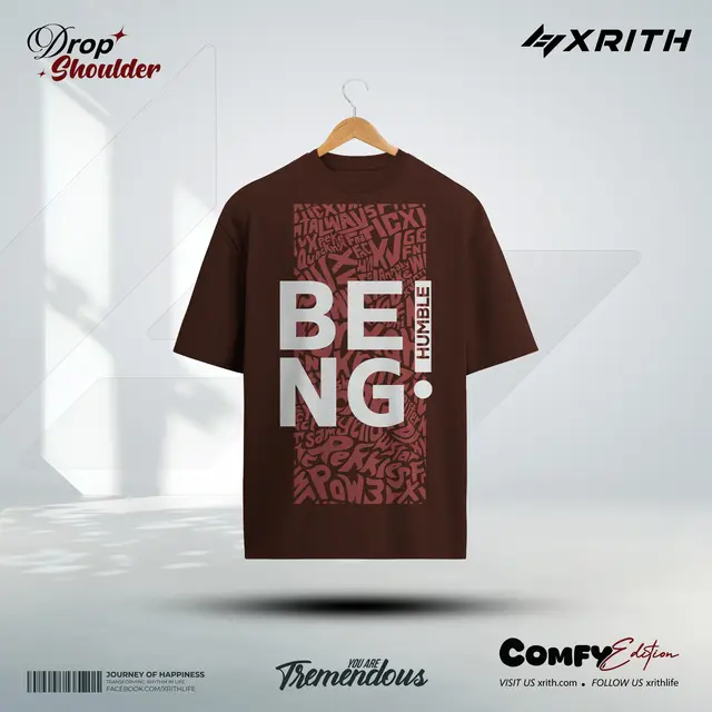 Comfy Edition Drop-Shoulder Being Humble - Image 1