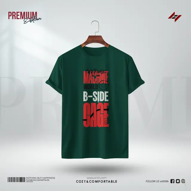 Premium Printed T-Shirt - Iron Logic - Image 1