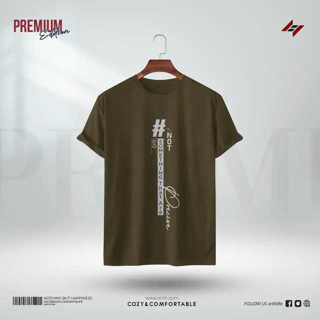 Premium Printed T-Shirt - Precise - Image 1