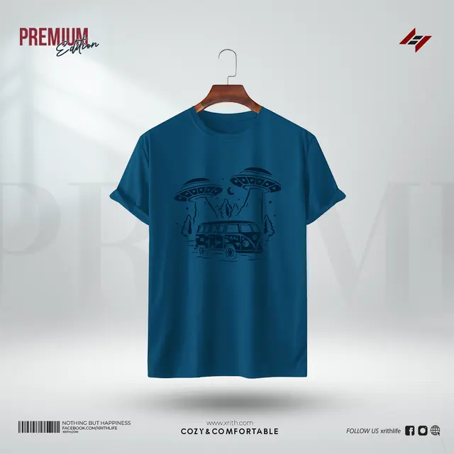 Premium Printed T-Shirt - Zero Gravity - Image 1