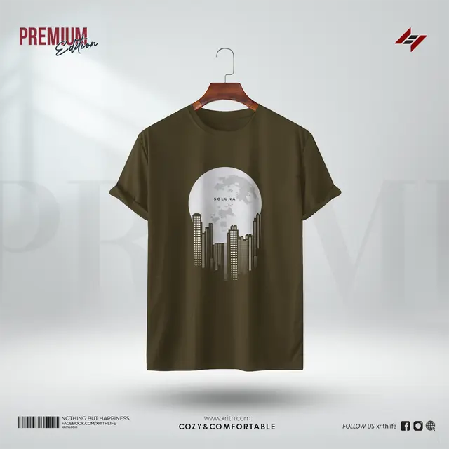 Premium Printed T-Shirt - Soluna