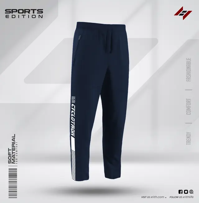 Mens Sports Edition Track Trouser - Cyclotron (Blue) - Image 1