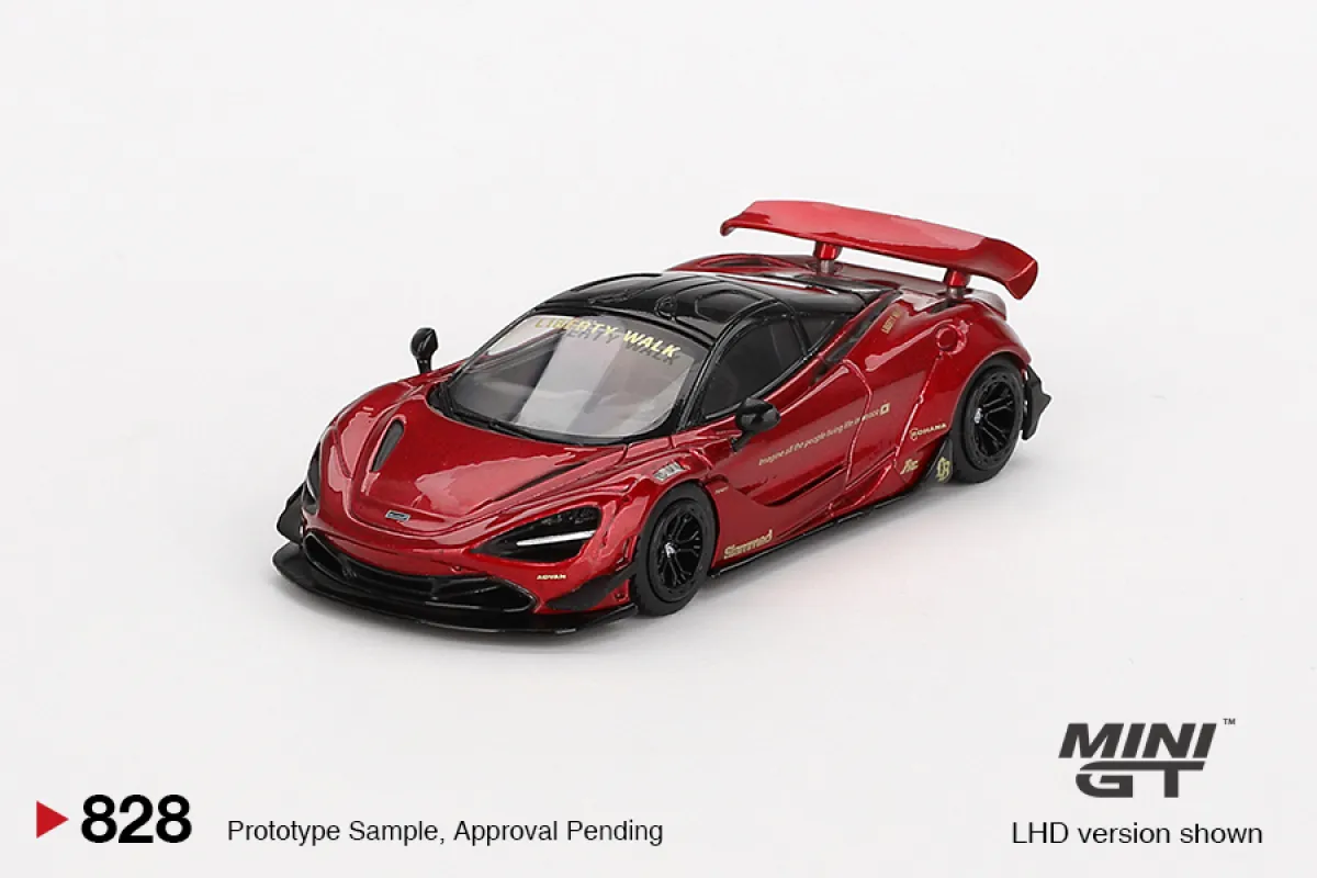 MiniGT - McLaren 720S LB★Works Gem Red