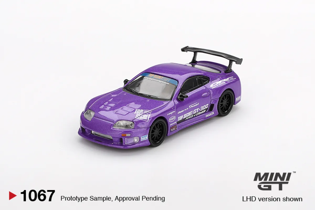 MiniGT - Toyota Supra (A80) Top Secret GT-300 Top Secret Purple