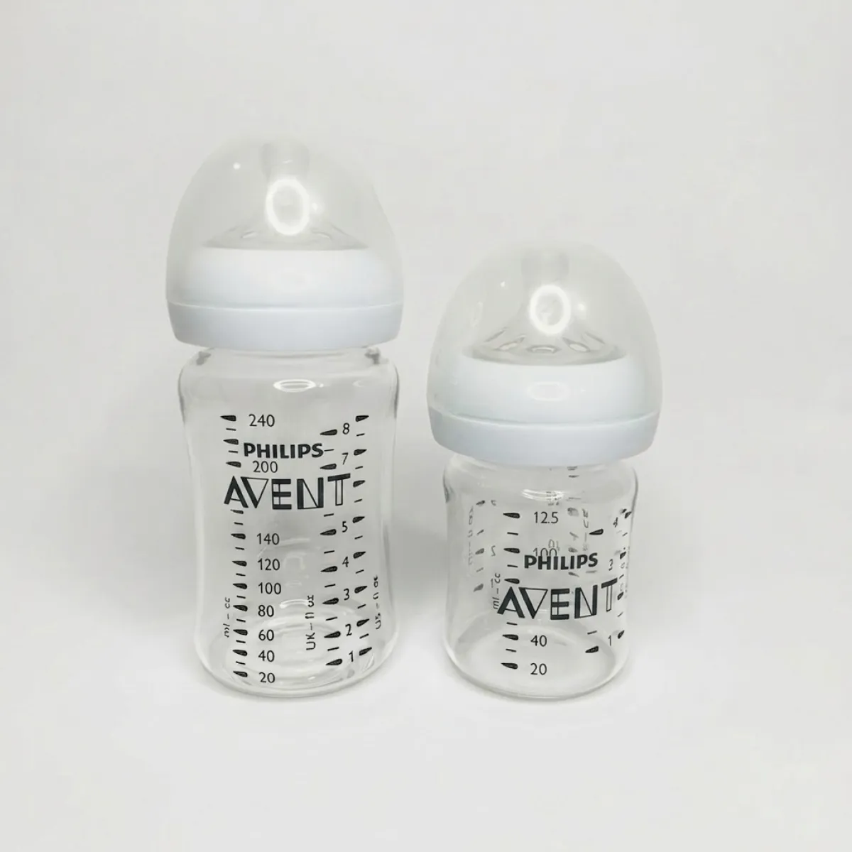 Philips Avent Glass Feeder 2 pisses combo set 125ml 240ml