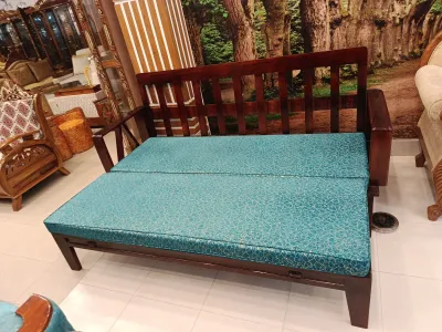 মেহগনি কাঠের প্রিমিয়াম সোফা কাম বেড ফোম ছাড়া (Sofa cum Bed)_img_3
