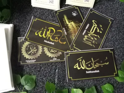 ৫০ পিস প্রিমিয়াম ইসলামিক দোয়া ও ক্যালিগ্রাফি স্টিকার কম্বো সেট_img_4