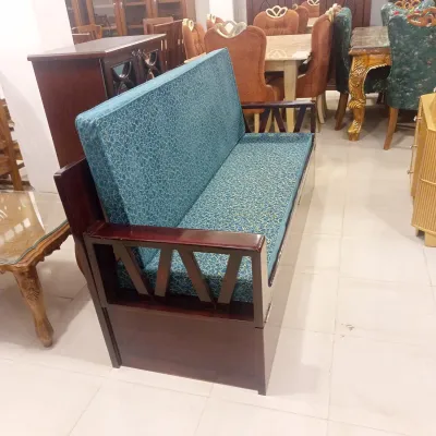 মেহগনি কাঠের প্রিমিয়াম সোফা কাম বেড without foam and coverফোম ছাড়া (Sofa cum Bed)_img_2