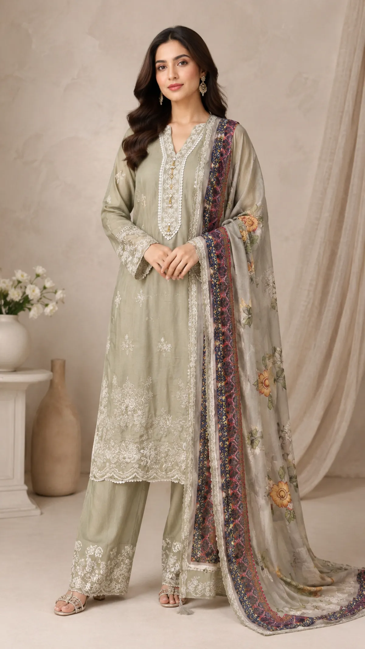 Premium Cotton 3 Piece Suit