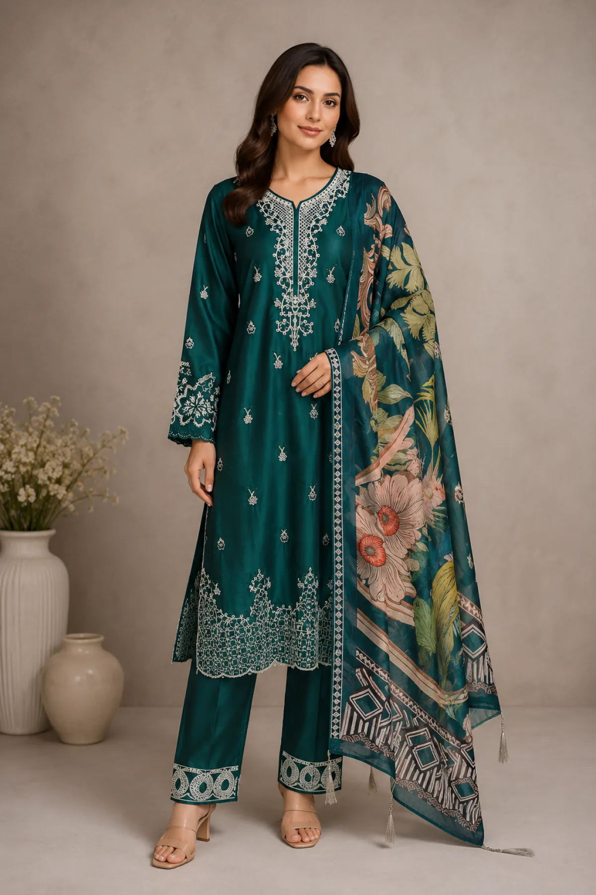 Stylish Cotton 3 Piece Outfit