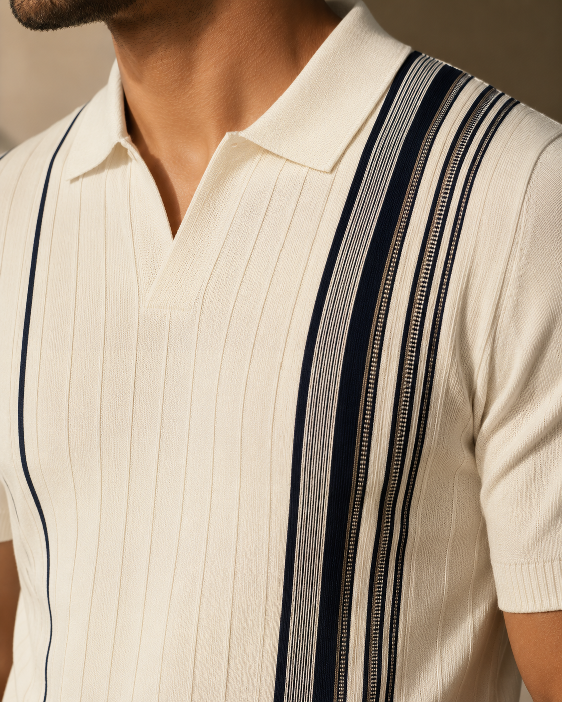 Premium Knitted Polo T-Shirt 🔹