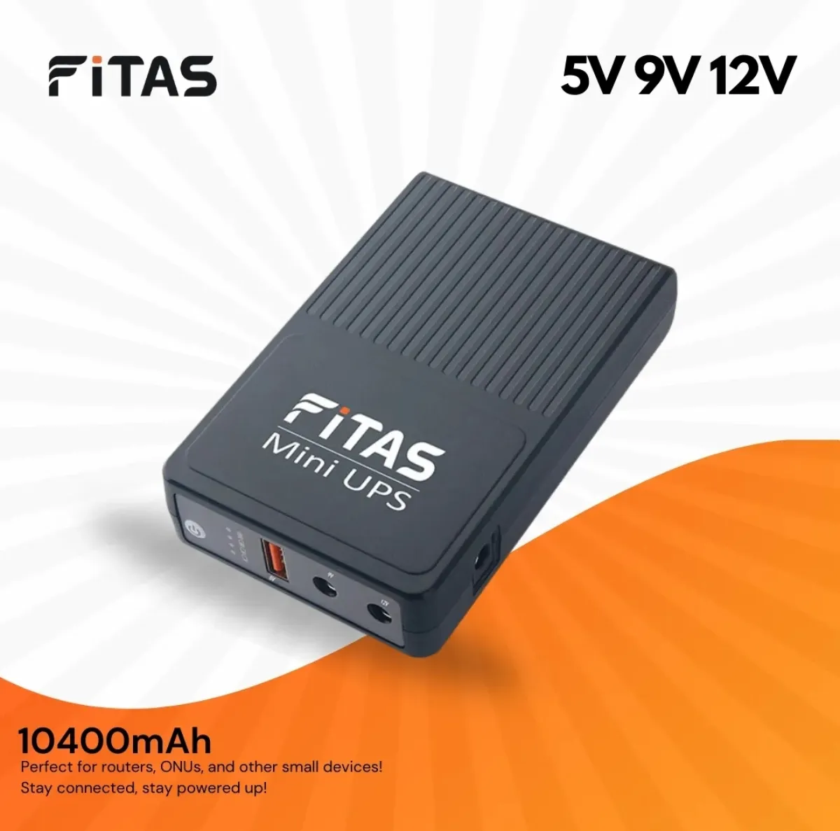 Multi Output Fitas Mini Ups For Router Onu & IP Camera (5v/9v/12v & 5v/12v/12v)