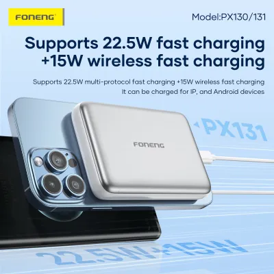PX130 5000mAh Ultra-Thin Magnetic Power Bank (20W)_img_1