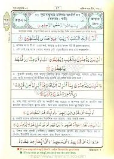 সরল অর্থে তাজবীদ কালার কুরআন মাজীদ (২ খণ্ড)_img_1