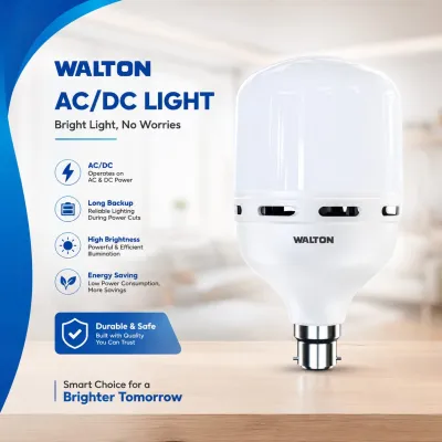 Walton 18W Fast Charging LED Bulb | AC DC LED Light Indoor Residential LED Emergency Lights_img_0
