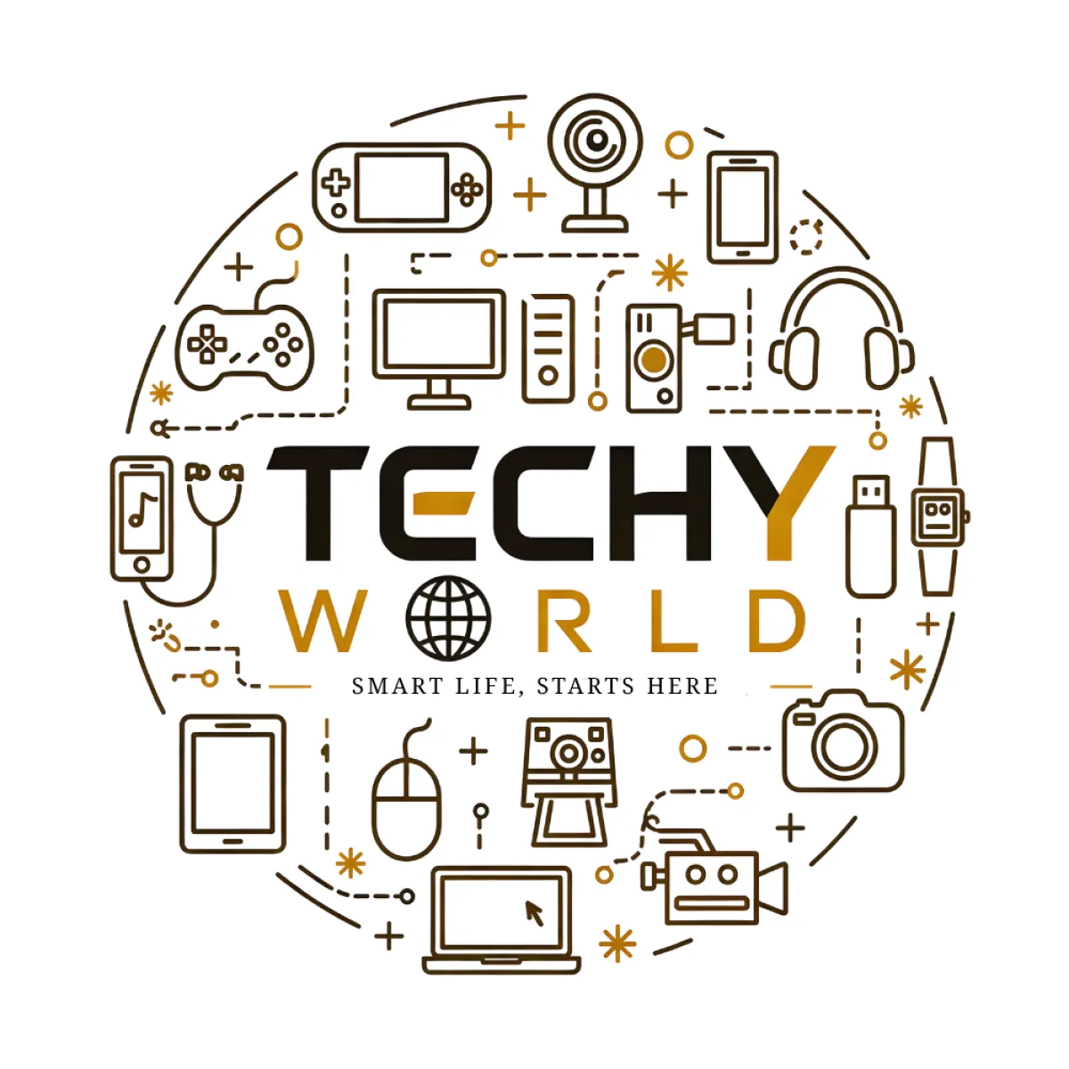 Techy World logo