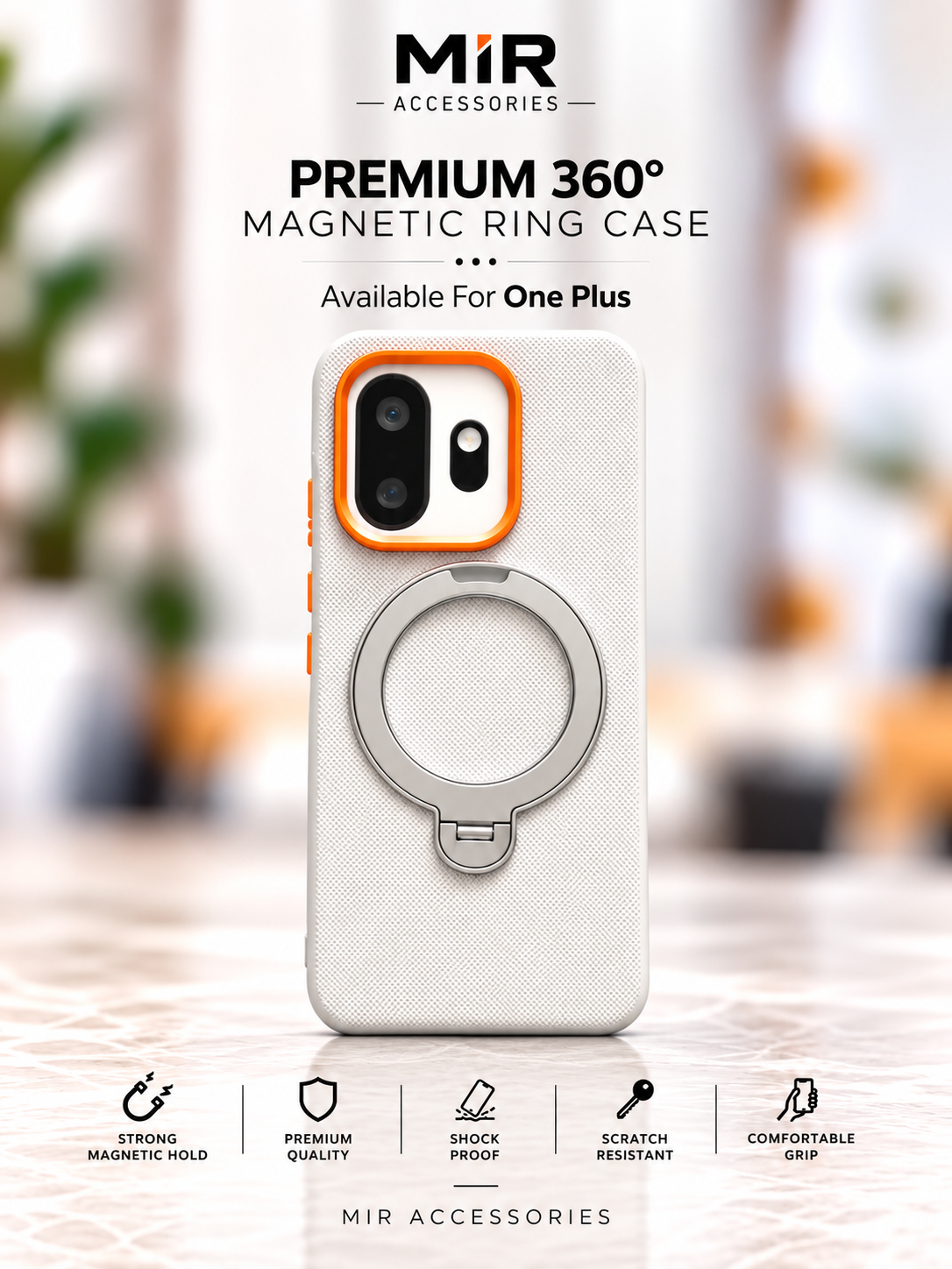 Premium 360° Magnetic Case For Oneplus
