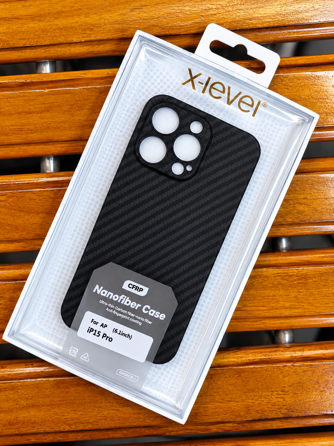 X-Level Nanofiber Paperlike Case For iPhone 15 Pro