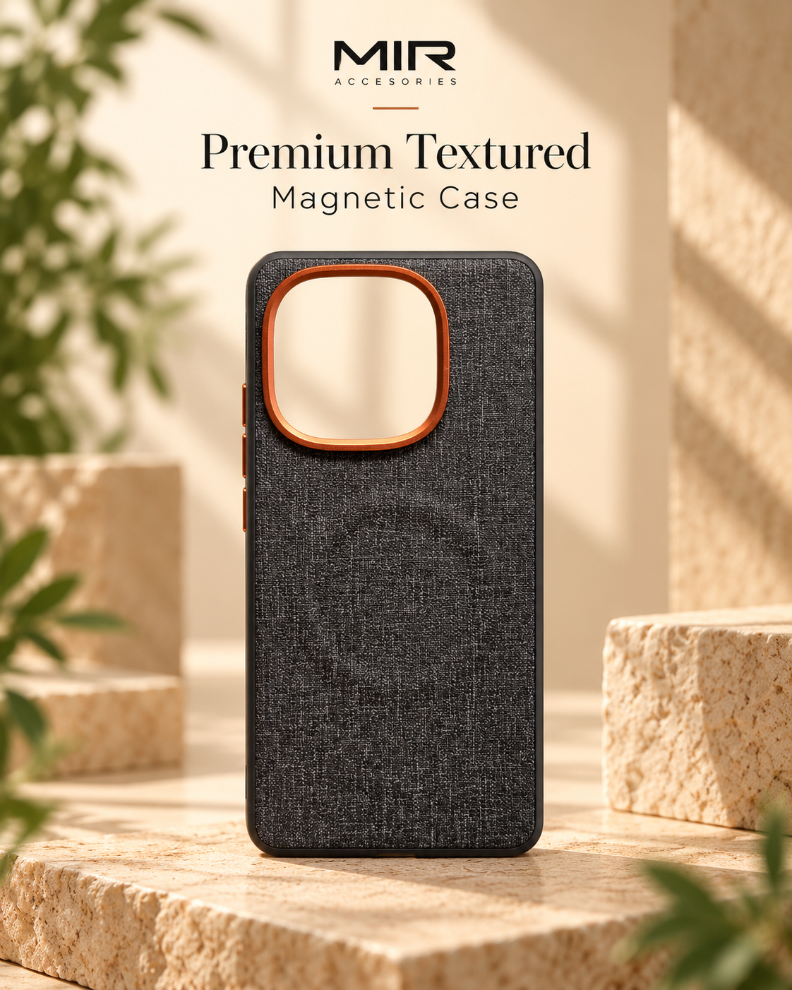 Premium Magnetic Nylon Case for Iqoo Z10 Turbo / Turbo Pro / Turbo Plus